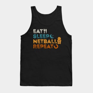 Eat Sleep Netball Repeat Tank Top